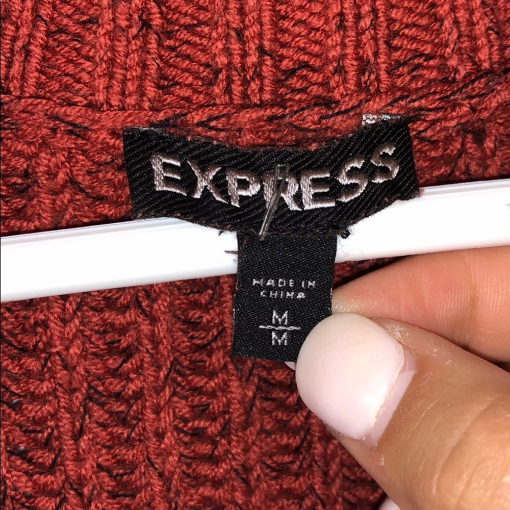 Express Red Cardigan - Picture 5 of 5